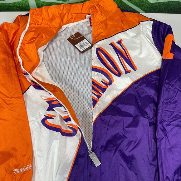Clemson Tigers Mitchell & Ness Retro Lined Windbreaker Jacket - Picture 3 of 4